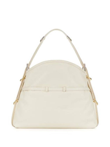 Voyou Medium Leather Shoulder Bag Ivory - GIVENCHY - BALAAN 1