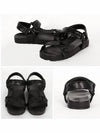 Trip Intrecciato Leather Sandals Black - BOTTEGA VENETA - BALAAN 3