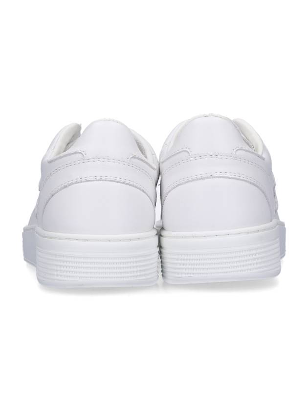 CC Logo Calfskin Low Top Sneakers White - CHANEL - BALAAN 7