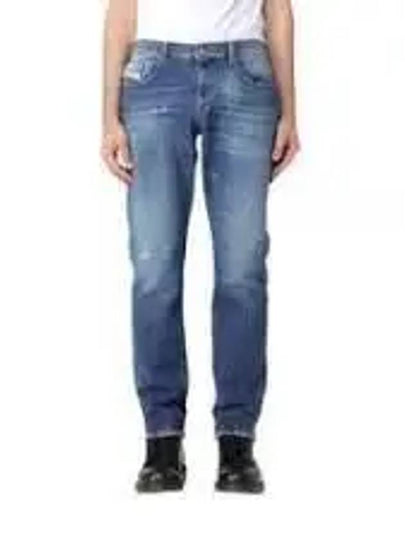 Straight Denim Jeans Blue - DIESEL - BALAAN 2