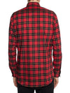 Check Long Sleeve Shirt Red - DSQUARED2 - BALAAN 4