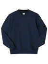 Diagonal Raised Fleece Lens Sweatshirt Navy - CP COMPANY - BALAAN 2