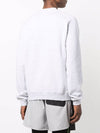 Micro Logo Print Cotton Sweatshirt Grey - MSGM - BALAAN 4