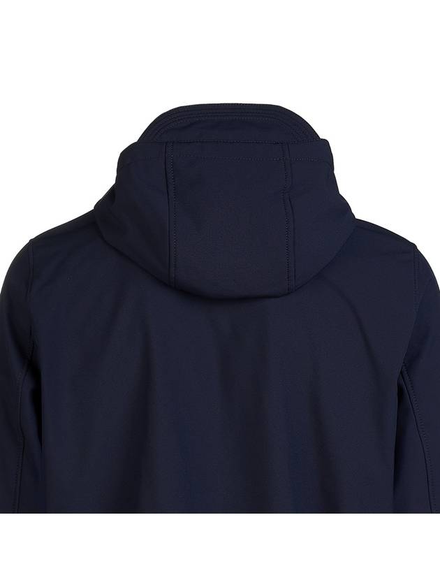 Men's Wappen Patch Hooded Jacket Navy - STONE ISLAND - BALAAN 10