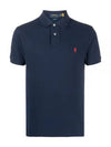 Men's Pony Slim Fit Short Sleeve Polo Shirt Navy - POLO RALPH LAUREN - BALAAN 2