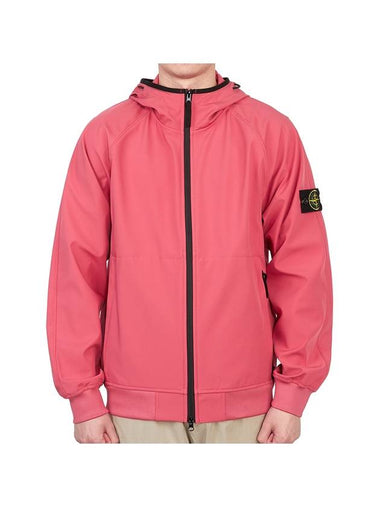 Soft Shell Technology Wappen Patch Track Jacket Pink - STONE ISLAND - BALAAN 1