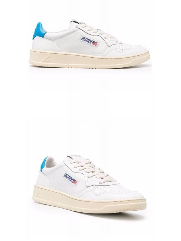 Men's Medalist Leather Low Top Sneakers White - AUTRY - BALAAN 5