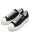 Canvas Low Top Sneakers Black - ISABEL MARANT - BALAAN 2