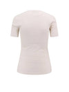 FF intarsia viscose knit top white - FENDI - BALAAN 3