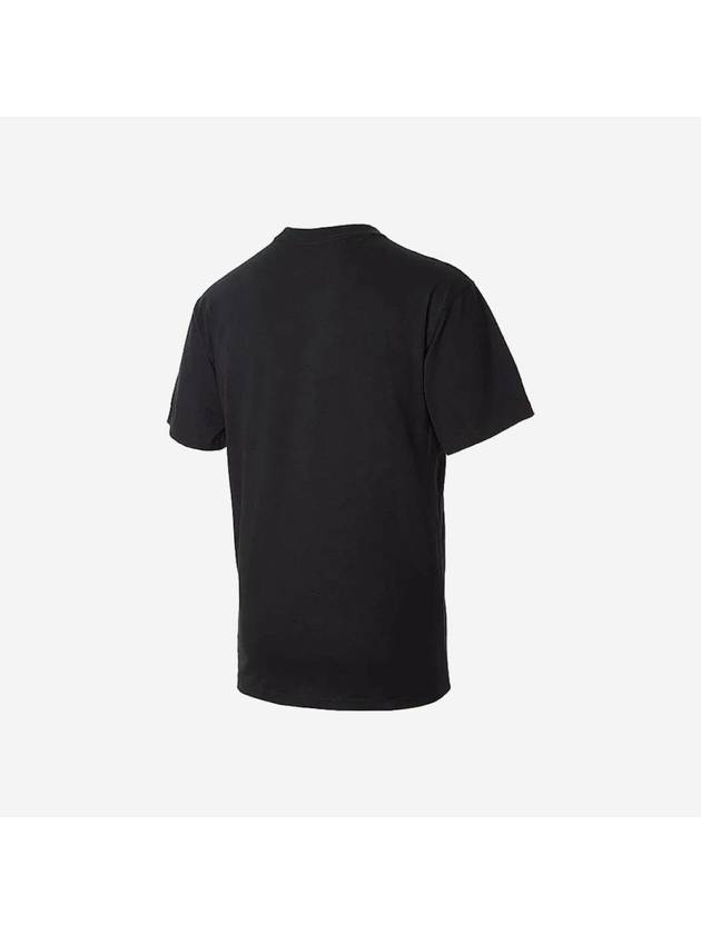 SB Logo Skate Cotton Short Sleeve Shirt Black - NIKE - BALAAN 3