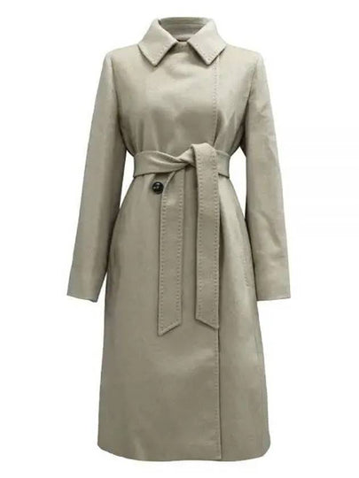 Bcollag Cashmere Double Coat Ivory - MAX MARA - BALAAN 2