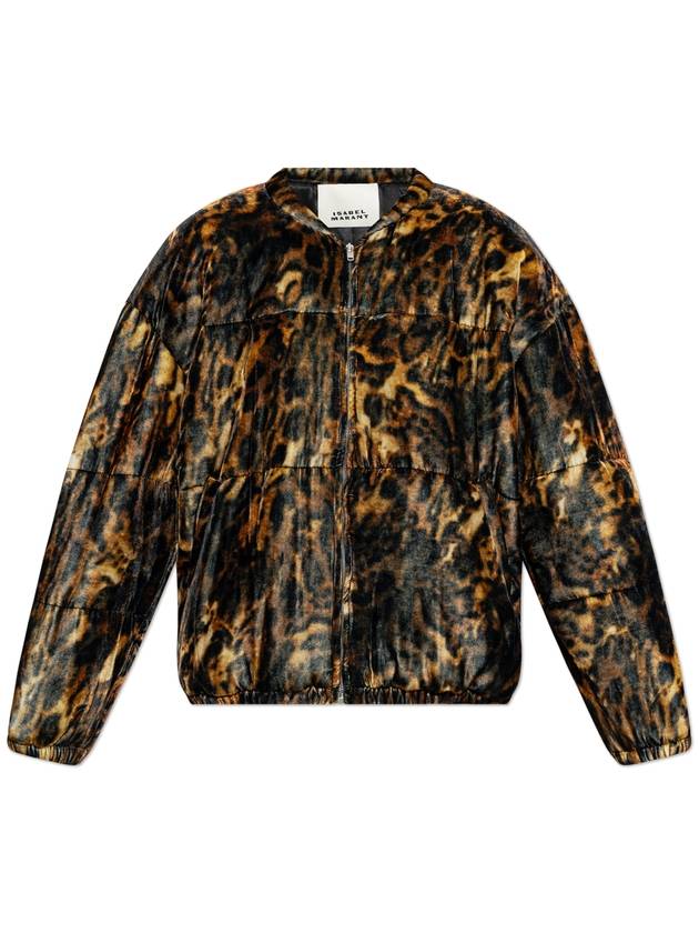 Isabel Marant Animal Print Jacket, Women's, Brown - ISABEL MARANT - BALAAN 1