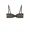 Women's GG Embroidered Thule Bra Black - GUCCI - BALAAN 2