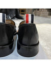 Men's Vitello Flexible Leather Sole Soft Penny Loafer Black - THOM BROWNE - BALAAN 9