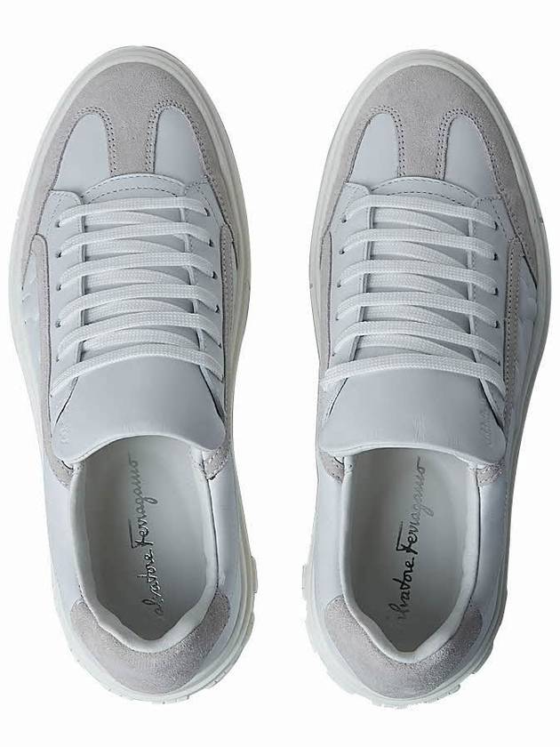 Gancini Low Top Sneakers White - SALVATORE FERRAGAMO - BALAAN 7