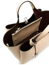 T Timeless Leather Mini Tote Bag Beige - TOD'S - BALAAN 5