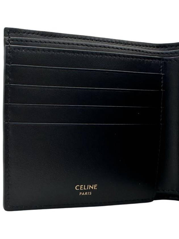 Black Canvas Triope Half Wallet 10B65 2BQB 38NO - CELINE - BALAAN 6