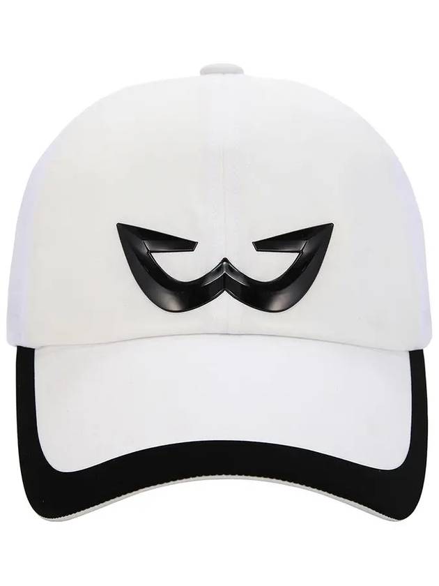 Golf Wear Black Hole Mesh Golf Hat WB21SUMC03WH White - WHITEBALL - BALAAN 4