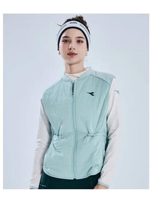 Diadora Tech Lightweight Padding Vest Women MINT - DIADORA - BALAAN 1