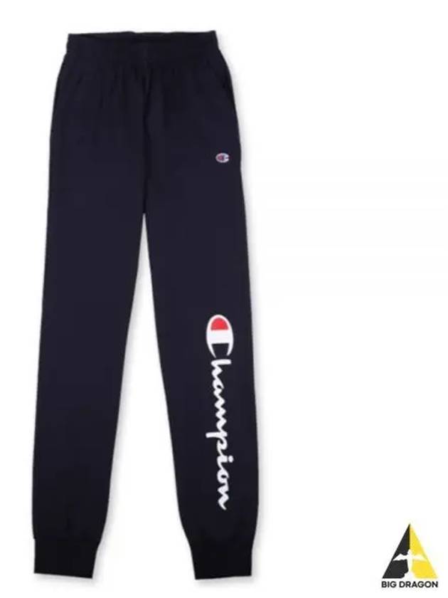 EVERYDAY COTTON GRAPHIC JOGGERS GP08H 586296 003 Everyday cotton graphic jogger pants - CHAMPION - BALAAN 1