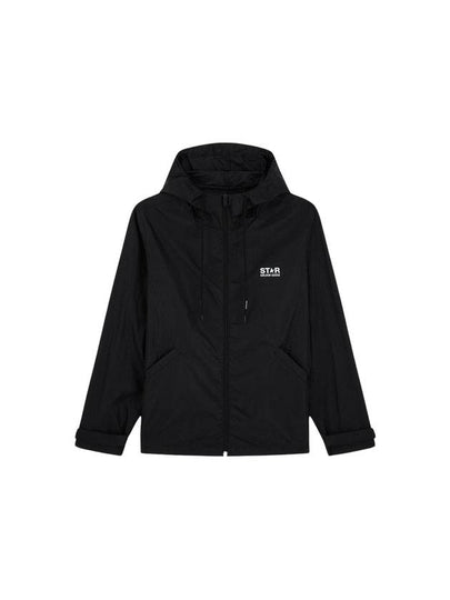 Daris Star Collection Zip-Up Jacket Black - GOLDEN GOOSE - BALAAN 2