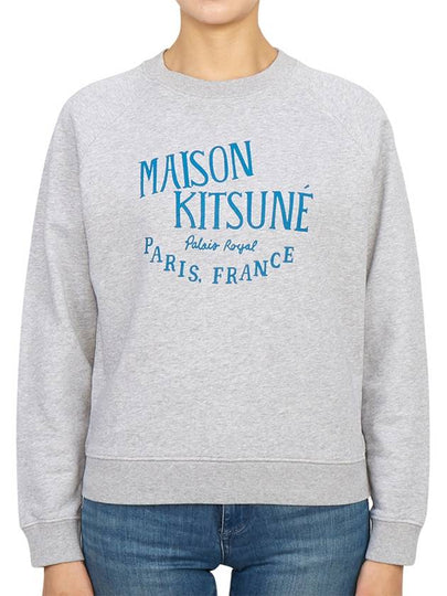 Cotton Palais Royal Vintage Logo Sweatshirt Grey - MAISON KITSUNE - BALAAN 2