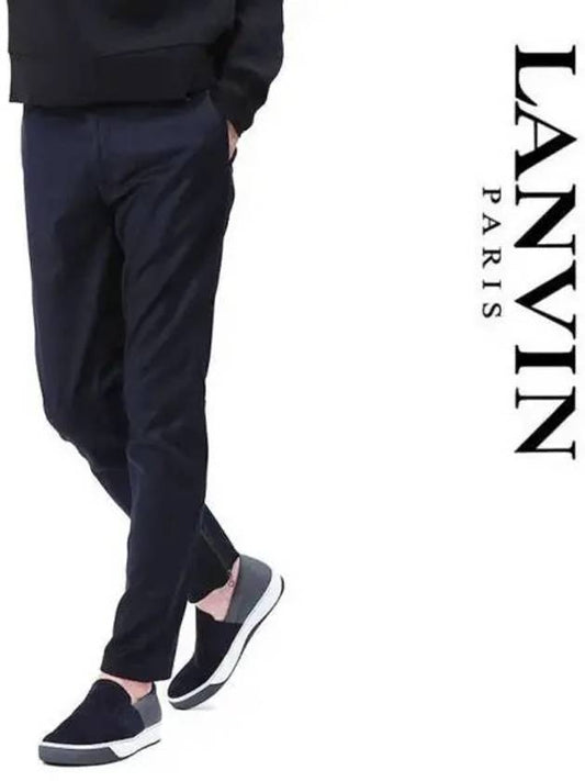 Wool gabardine biker pants 271286 - LANVIN - BALAAN 1