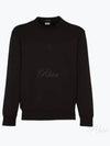 Stretch Fleece Crew Neck Sweatshirt Black - CP COMPANY - BALAAN 2