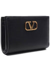 Women s V Logo Folding Card Wallet 5W2P0Z79 SNP 0NO 24F - VALENTINO - BALAAN 3