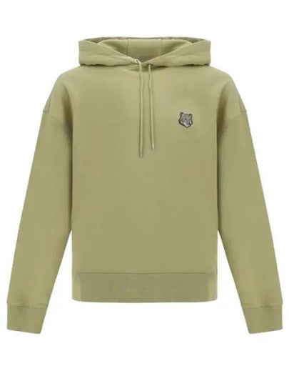 Bold Fox Head Patch Oversize Hoodie Green - MAISON KITSUNE - BALAAN 2