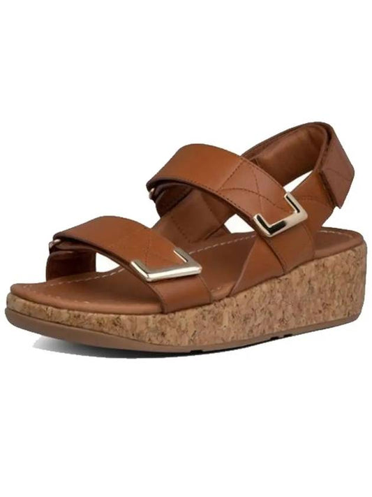 Remy Backstrap Leather Sandals Light Tan - FITFLOP - BALAAN 2