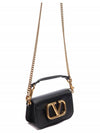 Rocco Micro Chain Shoulder Bag Black - VALENTINO - BALAAN 4