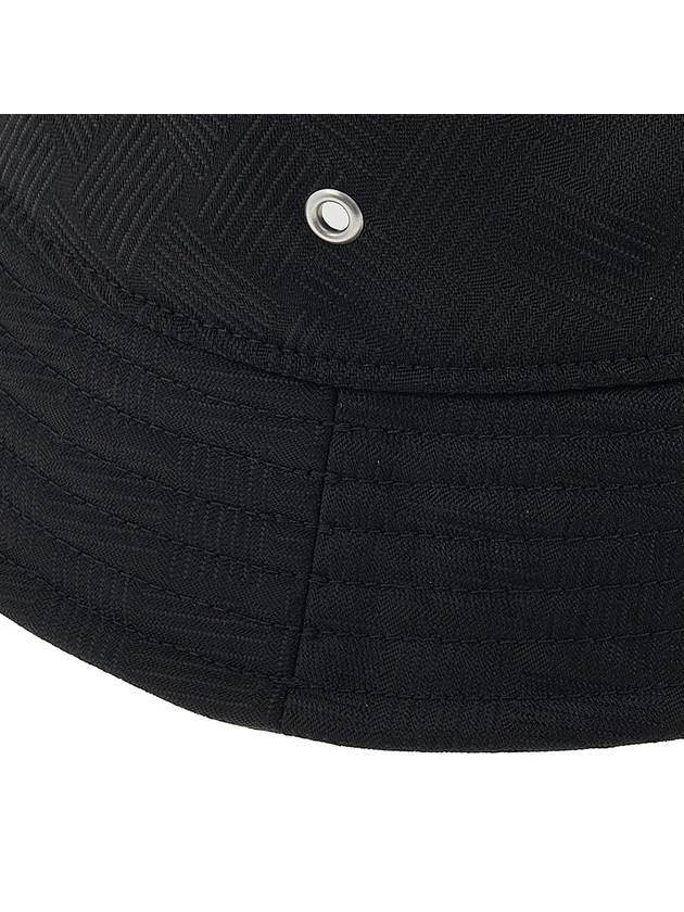 Intrecciato Jacquard Bucket Hat Black - BOTTEGA VENETA - BALAAN 8