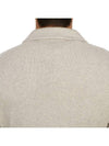 Men's Double Breasted Cardigan Beige - RVR LARDINI - BALAAN 8