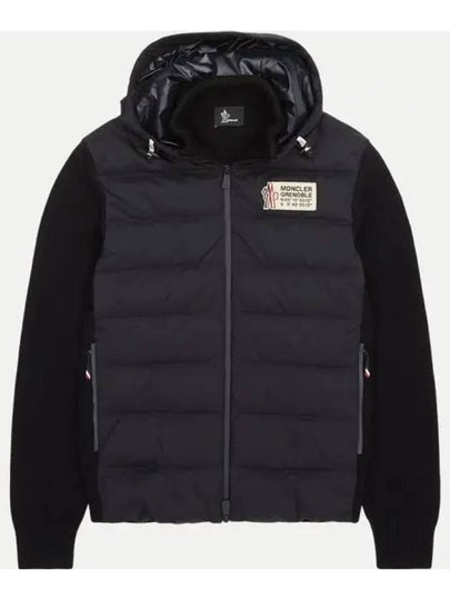 Grenoble Padded Zip-Up Jacket Black - MONCLER - BALAAN 2