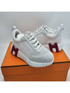 Bouncing Mesh Low Top Sneakers Blanc White - HERMES - BALAAN 5