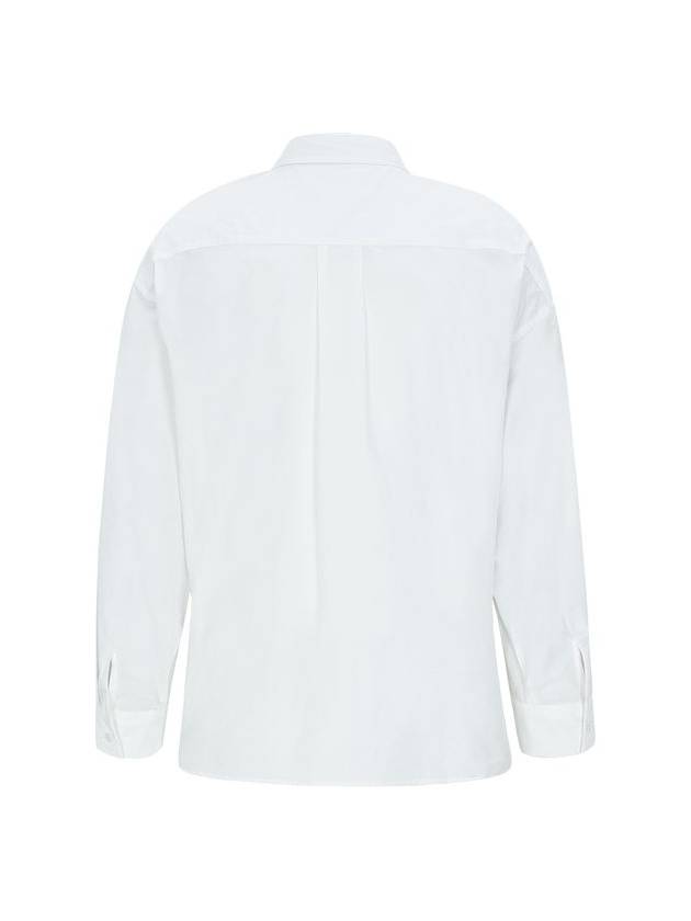 Cotton Overfit Shirt White C3WBL72WT - CALLAITE - BALAAN 8