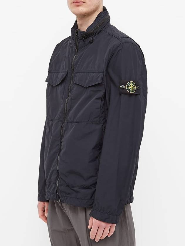 Waffen Naslan Light Watro Zip-up Jacket Navy - STONE ISLAND - BALAAN 3