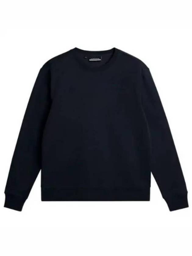 Alpha Crew Neck Sweatshirt Navy - J.LINDEBERG - BALAAN 2