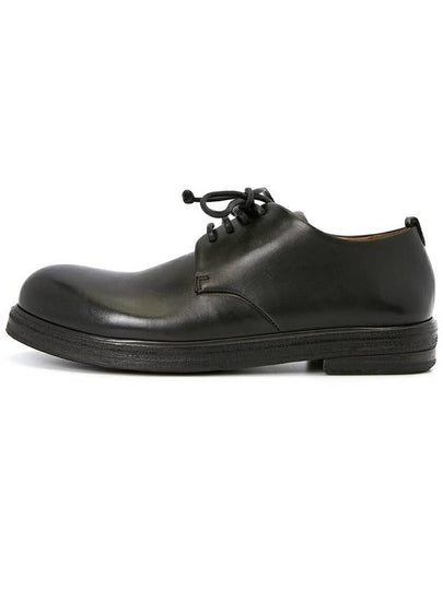 Men's Zucca Zeppa Smooth Leather Lace-Up Derby Black - MARSELL - BALAAN 2