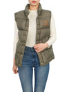 Triomphe Patch Quilt Nylon Vest Kaki - CELINE - BALAAN 6