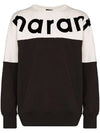 Howley Logo Two-Tone Sweatshirt Faded Black - ISABEL MARANT - BALAAN 1