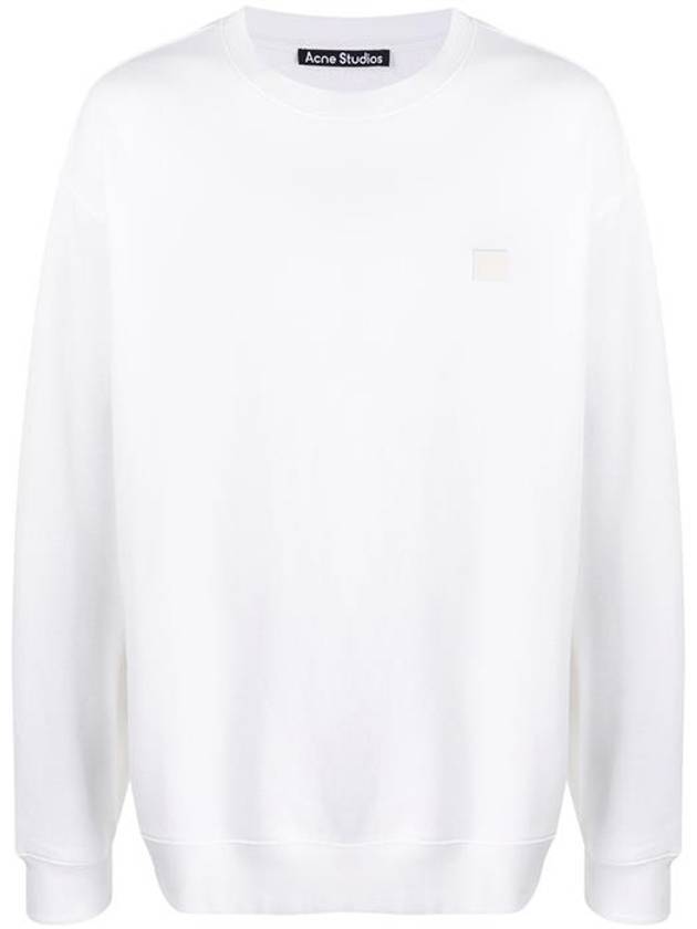 Forba Face Crewneck Logo Sweatshirt White - ACNE STUDIOS - BALAAN 1