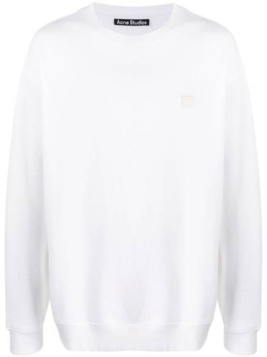 Forba Face Crewneck Logo Sweatshirt White - ACNE STUDIOS - BALAAN 1