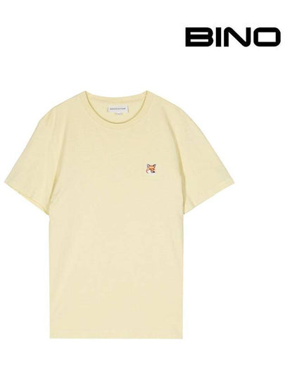 Fox Head Patch Regular Short Sleeve T-Shirt White - MAISON KITSUNE - BALAAN 2