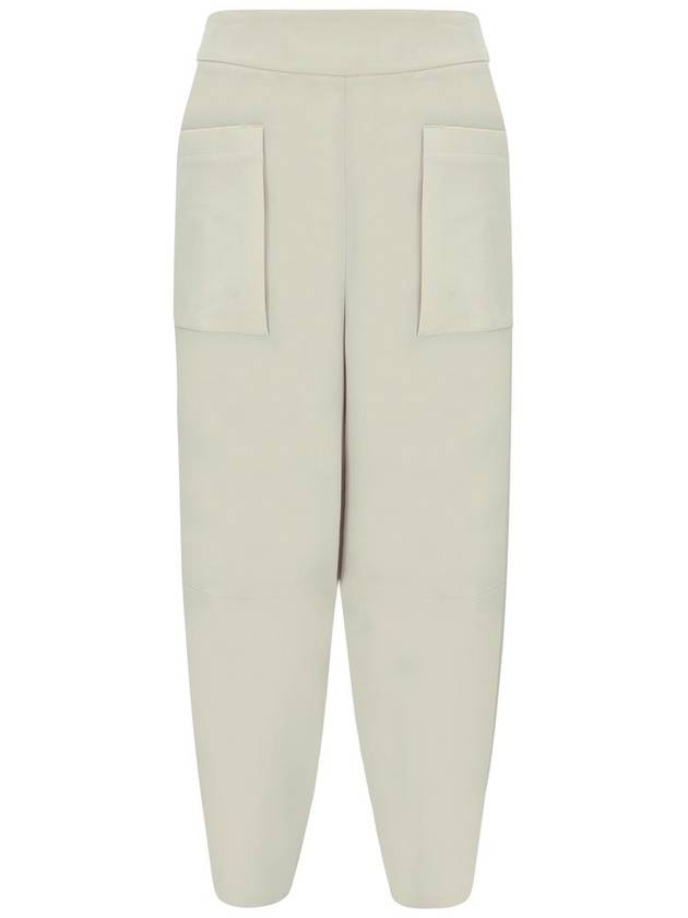 Out Pocket Crop Tapered Pants Beige - CALLAITE - BALAAN 2