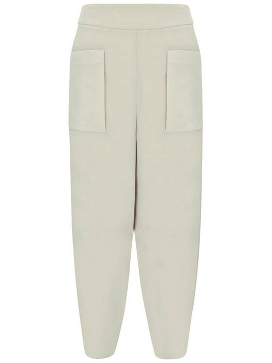 Out Pocket Crop Tapered Pants Beige - CALLAITE - BALAAN 2