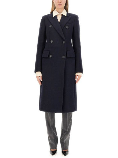 Blue Long Coat 2320160333600 ADUA 005 - MAX MARA SPORTMAX - BALAAN 2