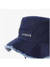 Le Bob Artichaut Bucket Hat Navy - JACQUEMUS - BALAAN 6