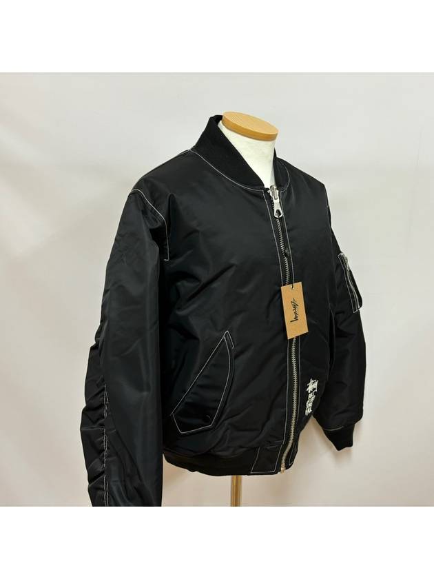 Built Reversible Bomber Jacket - STUSSY - BALAAN 3